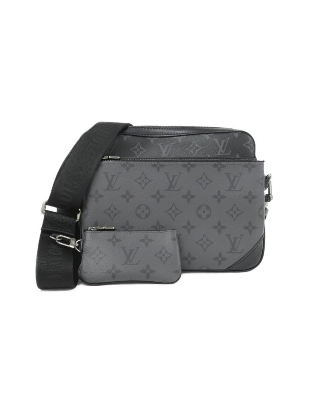 Louis Vuitton Monogram Eclipse Reverse Trio Messenger Shoulder Bag